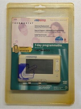 Ritetemp 7 Day Thermostat Programmable Touch Screen 8030C NEW